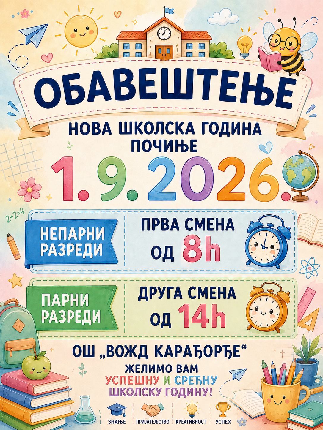 Почетак нове школске године
